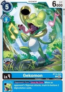 Gekomon (BT14-024)⁣ - Blast Ace⁣ (Common)⁣ [024]