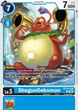 ShogunGekomon (BT14-028)⁣ - Blast Ace⁣ (Uncommon)⁣ [028]