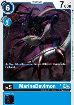 MarineDevimon (BT14-027)⁣ - Blast Ace⁣ (Common)⁣ [027]