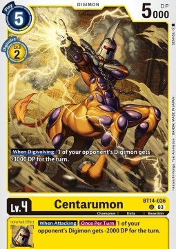 Centarumon (BT14-036)⁣ - Blast Ace⁣ (Uncommon)⁣ [036]