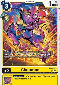 Chuumon (BT14-032)⁣ - Blast Ace⁣ (Common)⁣ [032]