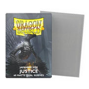 60 Small Dragon Shield Sleeves - Dual Matte Justice