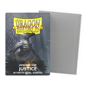 60 Small Dragon Shield Sleeves - Dual Matte Justice