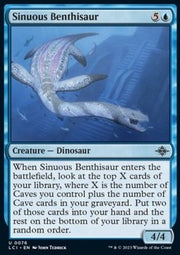 Sinuous Benthisaur⁣ - The Lost Caverns of Ixalan⁣ (Uncommon)⁣ [76]