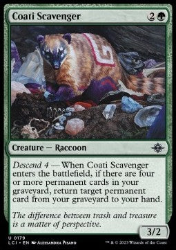 Coati Scavenger⁣ - The Lost Caverns of Ixalan⁣ (Uncommon)⁣ [179]