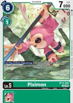 Piximon (BT14-050)⁣ - Blast Ace⁣ (Common)⁣ [050]