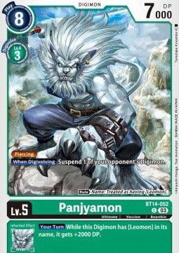 Panjyamon (BT14-052)⁣ - Blast Ace⁣ (Common)⁣ [052]