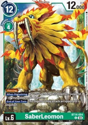 SaberLeomon (BT14-054)⁣ - Blast Ace⁣ (Uncommon)⁣ [054]