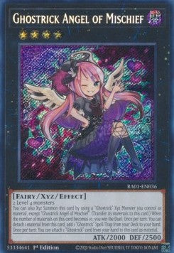 Ghostrick Angel of Mischief (V.1 - Super Rare)⁣ - 25th Anniversary Rarity Collection⁣ (Super Rare)⁣ [036]