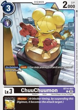 ChuuChuumon (BT14-057)⁣ - Blast Ace⁣ (Common)⁣ [057]