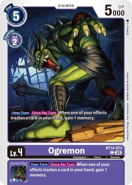 Ogremon (BT14-073)⁣ - Blast Ace⁣ (Common)⁣ [073]
