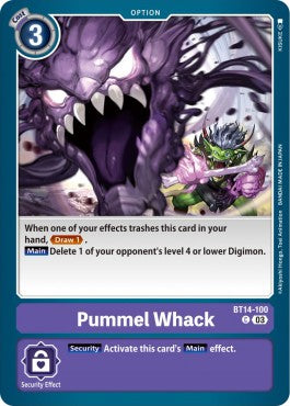 Pummel Whack (BT14-100)⁣ - Blast Ace⁣ (Common)⁣ [100]