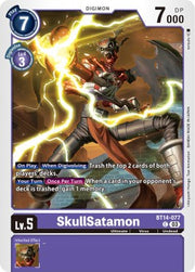 SkullSatamon (BT14-077)⁣ - Blast Ace⁣ (Common)⁣ [077]