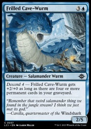 Frilled Cave-Wurm⁣ - The Lost Caverns of Ixalan⁣ (Common)⁣ [57]
