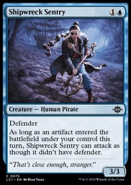 Shipwreck Sentry⁣ - The Lost Caverns of Ixalan⁣ (Common)⁣ [75]