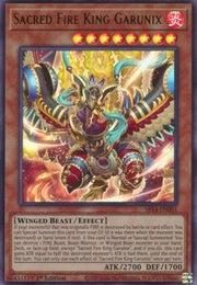 Sacred Fire King Garunix - Structure Deck: Fire Kings (Ultra Rare) [SR14-001]