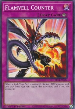 Flamvell Counter⁣ - Structure Deck: Fire Kings⁣ (Common)⁣ [034]
