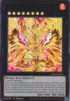 Garunix Eternity, Hyang of the Fire Kings - Structure Deck: Fire Kings (Ultra Rare) [SR14-044]