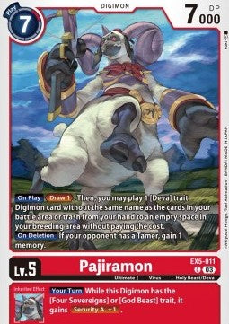Pajiramon (EX5-011)⁣ - Animal Colosseum⁣ (Common)⁣ [011]