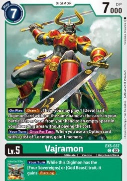 Vajramon (EX5-037)⁣ - Animal Colosseum⁣ (Common)⁣ [037]