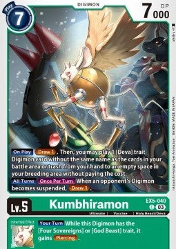Kumbhiramon (EX5-040)⁣ - Animal Colosseum⁣ (Common)⁣ [040]