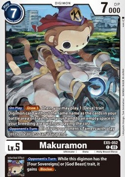 Makuramon (EX5-052)⁣ - Animal Colosseum⁣ (Common)⁣ [052]