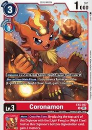 Coronamon (EX5-007) (V.1)⁣ - Animal Colosseum⁣ (Uncommon)⁣ [007]