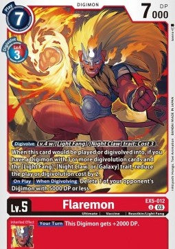 Flaremon (EX5-012)⁣ - Animal Colosseum⁣ (Uncommon)⁣ [012]