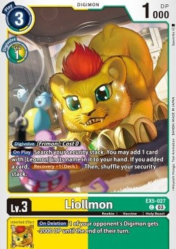 Liollmon (EX5-027)⁣ - Animal Colosseum⁣ (Common)⁣ [027]