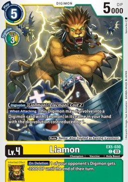 Liamon (EX5-030)⁣ - Animal Colosseum⁣ (Common)⁣ [030]