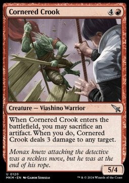 Cornered Crook⁣ - Murders at Karlov Manor⁣ (Uncommon)⁣ [120]