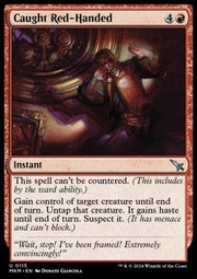 Caught Red-Handed⁣ - Murders at Karlov Manor⁣ (Uncommon)⁣ [115]