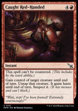 Caught Red-Handed⁣ - Murders at Karlov Manor⁣ (Uncommon)⁣ [115]