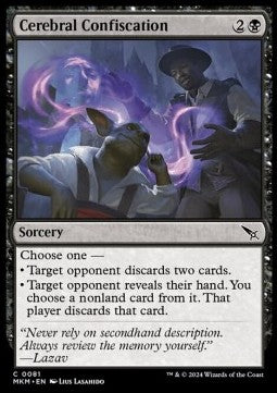 Cerebral Confiscation⁣ - Murders at Karlov Manor⁣ (Common)⁣ [81]