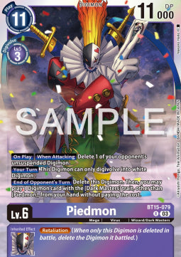 Piedmon (BT15-079)⁣ - Exceed Apocalypse⁣ (Rare)⁣ [079]