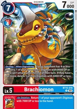 Brachiomon (BT15-016)⁣ - Exceed Apocalypse⁣ (Uncommon)⁣ [016]