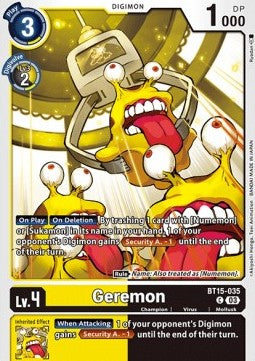 Geremon (BT15-035)⁣ - Exceed Apocalypse⁣ (Common)⁣ [035]