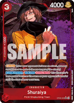 Shuraiya (OP06-009) (V.2) - Wings of the Captain (Alternate Art) [OP06-009]