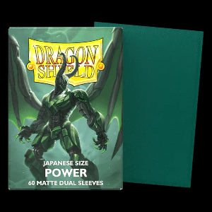 60 Small Dragon Shield Sleeves - Matte Dual Power