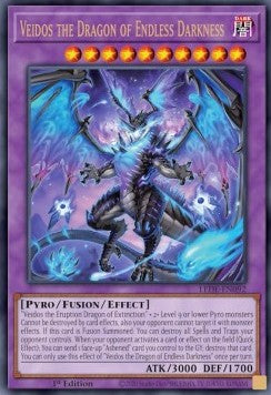 Veidos the Dragon of Endless Darkness (V.1 - Ultra Rare) - Legacy of Destruction (Ultra Rare) [LEDE-092]