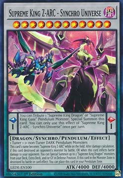 Supreme King Dragon Z-ARC - Synchro Universe⁣ - Legacy of Destruction⁣ (Super Rare)⁣ [100]