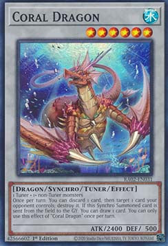 Coral Dragon (V.1 - Super Rare)⁣ - 25th Anniversary Rarity Collection II⁣ (Super Rare)⁣ [031]