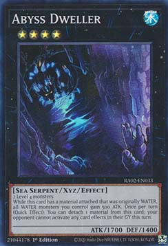 Abyss Dweller (V.1 - Super Rare)⁣ - 25th Anniversary Rarity Collection II⁣ (Super Rare)⁣ [033]