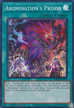 Abomination's Prison (V.1 - Super Rare)⁣ - 25th Anniversary Rarity Collection II⁣ (Super Rare)⁣ [064]