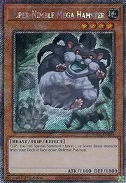 Super-Nimble Mega Hamster (V.4 - Platinum Secret Rare)⁣ - 25th Anniversary Rarity Collection II⁣ (Platinum Secret Rare)⁣ [004]