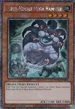 Super-Nimble Mega Hamster (V.4 - Platinum Secret Rare)⁣ - 25th Anniversary Rarity Collection II⁣ (Platinum Secret Rare)⁣ [004]