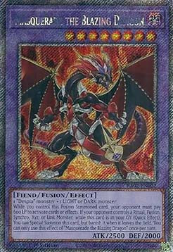 Masquerade the Blazing Dragon (V.4 - Platinum Secret Rare)⁣ - 25th Anniversary Rarity Collection II⁣ (Platinum Secret Rare)⁣ [022]