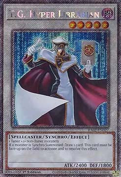 T.G. Hyper Librarian (V.4 - Platinum Secret Rare)⁣ - 25th Anniversary Rarity Collection II⁣ (Platinum Secret Rare)⁣ [027]