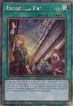 Exosister Pax (V.4 - Platinum Secret Rare)⁣ - 25th Anniversary Rarity Collection II⁣ (Platinum Secret Rare)⁣ [066]