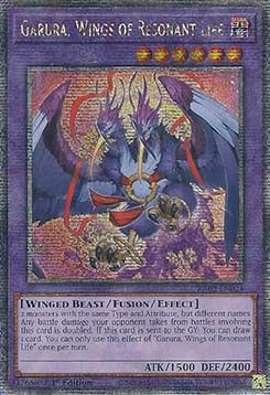 Garura, Wings of Resonant Life (V.5 - Quarter Century Secret Rare)⁣ - 25th Anniversary Rarity Collection II⁣ (Quarter Century Secret Rare)⁣ [024]